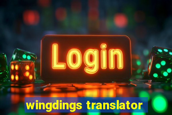 wingdings translator